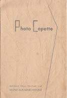 POCHETTE POUR PHOTOGRAPHIE - PHOTO COPETTE - AVENUE PAUL PASTUR 148 - MONT SUR MARCHIENNE - USAGEE ( 49 ) - Materiaal & Toebehoren