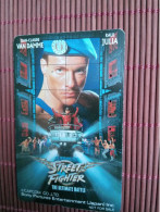 Street Fighter Jean Claude Van Damme Phoecard Used  Rare - Cinema