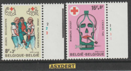 N° 1921 - 22 ** Pl.n° 2 En 1 - Het Rode Kruis - 1971-1980