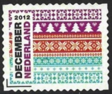 Netherlands 2012. Scott #1428a (U) December Stamp, Christmas Trees And Hearts - Usados