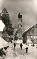 41559335 Hoechenschwand Kirche Strasse Im Schnee Langlauf Hoechenschwand - Hoechenschwand