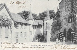 CPA Colombier La Porte Du Chateau - Colombier