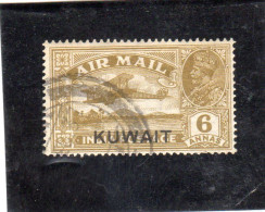 Kuwait :Inde Anglaise ,année 1934 ,timbre Surchargé N° 4 Oblitéré - 1911-35 Roi Georges V