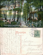 Ansichtskarte Steglitz-Berlin 2 Bild: Neue Fischerhütte - Schlachtensee 1908  - Steglitz