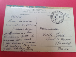 Carte Postale De Constantinople En Fm Pour La France En 1921 - J 325 - Covers & Documents