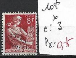 FRANCE PREOBLITERE 108 * Côte 3 € - 1953-1960