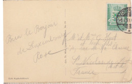 CP "Ville Basse Et Ville Haute" Obl. Echternach Le 6/6/39 Sur N° 312 Pour St Nicolas De Port - Storia Postale