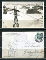 K19519)Ansichtskarte: Zugspitze, Zugspitzbahn, Gelaufen 1933 - Zugspitze