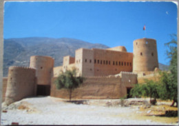 UAE UNITED ARABS EMIRATES OMAN RUSTAQ FORT DESERT POSTCARD CARTOLINA KARTE ANSICHTSKARTE CARD CARTE POSTALE - Jordanië