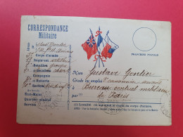 Carte Fm De Amiens Pour Paris En 1914 - J 335 - Guerra Del 1914-18