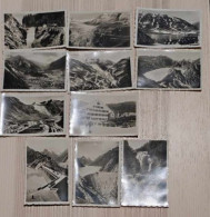 Lot De 11 Cartes De Vue De Montagnes Grimselsee - Glacier Du Rhône - Meiringen,... - Dim9/7 Cm - Altri & Non Classificati