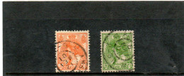 PAYS-BAS    2 Timbres    1891-1909   Y&T: 49 Et 57   Oblitérés - Gebruikt