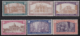 Italy   .  Y&T   .     163/168     .     *         .     Mint-hinged - Ongebruikt