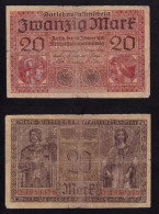 GERMANIA 20 MARCHI 1918 P57 MB - 20 Mark