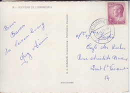 CP "Paysages" Obl. Luxembourg C Le 28/6/71 Sur N° 664 Pour Pont St Vincent - Brieven En Documenten