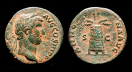 Hadrian AE As Modius - The Anthonines (96 AD To 192 AD)