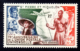 S.P.M. 1949 - PA  Yvert N° 21 -  Neuf **/ MNH - Union Postale Universelle - Neufs