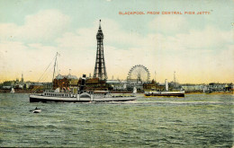 LANCS - BLACKPOOL - FROM CENTRAL PIER JETTY  La4325 - Blackpool