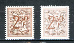 BE   1544 - 1544P5   XX   ---   Les Deux Papiers  --  Impeccable... - 1951-1975 Leone Araldico