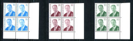 BE   2660 - 2662    XX    ----      Blocs De 4 Coin De Feuille  --  Excellent état. - 1993-2013 King Albert II (MVTM)