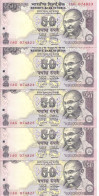 INDE 50 RUPEES 2012 UNC P 104 ( 5 Billets ) - Inde