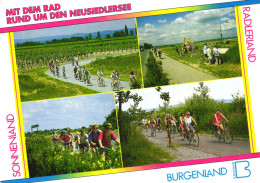 SEEWINKEL, BURGENLAND, MULTIPLE VIEWS, CYCLISM, TENT, GERMANY, POSTCARD - Burgenland