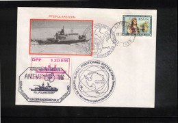 South Africa 1988 Antarctica - German Antarctic Expedition ANT-VI  - Ship POLARSTERN Interesting Cover - Expéditions Antarctiques