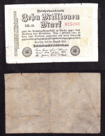 GERMANIA 10000000 MARCHI 1923  PIK 106 MB - 10 Miljoen Mark