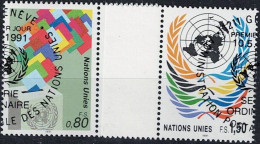 UNO Genf - Freimarken (MiNr: 200/1) 1991 - Gest Used Obl - Usati