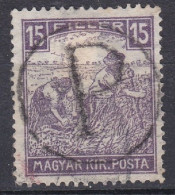 Hongrie 1919 Timbre Taxe De Nécessité Surcharge P * (K6) - Postage Due