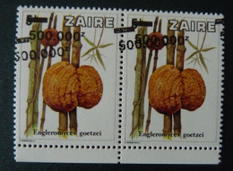 ZAIRE 1993 : N° 1442 -cu ** ; CAT : 24,00€   Curiosité  Surcharge DOUBLE - Unused Stamps