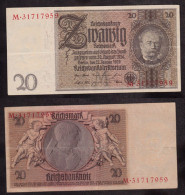 GERMANIA 20 REICHSMARK 1929  PIK 181A BB - 20 Mark