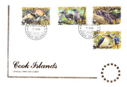 COOK ISLANDS - FDC WWF 2005 - BIRDS / 4275 - Cookeilanden