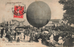 St Ouen Illustré * Aviation * Ascension D'un Ballon * Avant Le " Lachez Tout " * Fête - Saint Ouen
