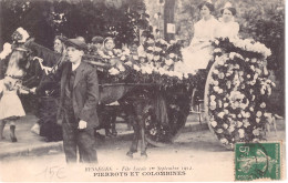 "/"30 - Gard - Bessèges - Fête Locale 1er Septembre 1912 - Pierrots Et Colombines (Inédite) - Bessèges