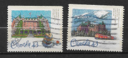 "CANADA  N° 1311/12  " HOTELS " - Used Stamps