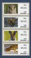 EIRE Irlande, **, Yv D 37, 38, 39, 40, Mi AT 37 à 40, SG 33 A, Vignettes Adhésives De Distributeur, Faune , - Franking Labels