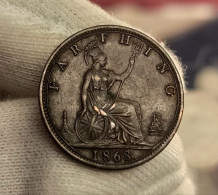 Reino Unido Victoria - 1 Farthing 1868 Km 747 - Sonstige & Ohne Zuordnung