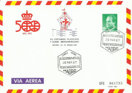 ESPAÑA,  ENTERO POSTAL AÑO  1987 - 1931-....