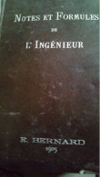 NOTES ET FORMULES DE L INGENIEUR   1905 - 18+ Years Old