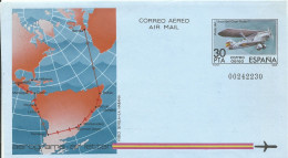 ESPAÑA, AEROGRAMA  NUEVO - 1931-....