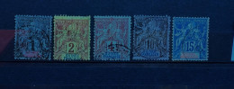 01 - 24 // Guinée N° 1 - 2 - 3 - 5 - 6 - Used Stamps