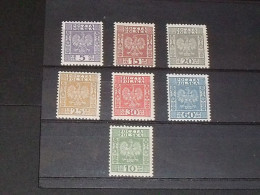 Pt 184,5 / POLOGNE  : N° 356 à 362 Neuf ** MNH      TTB - Unused Stamps