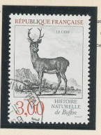 VARIÉTÉ- N°2540 Obl -CERF - 3 LETTRES DE REPUBLIQUE NOIRES - Usados