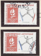 VARIÉTÉ- N°2709 Obl -SKI ARTISTIQUE -LE SKI DE GAUCHE PRESQUE BLANC - Used Stamps