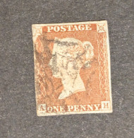 Grande Bretagne Oblitéré N YT 3 Lettres A H - Used Stamps