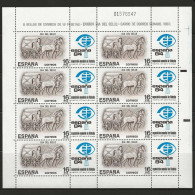 ESPAÑA 1983—DÍA DEL SELLO—HOJA COMPLETA 2719 MP2 ** FEUILLE ENTIERE Yt 2338 ** MNH SHEET Sc 2344 - Blocs & Feuillets