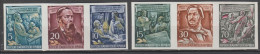 DDR - 1953 - NON DENTELES ! - YT N° 216/221 ** MNH GOMME LEGEREMENT ALTEREE - Nuevos