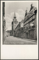 Postkarte Güstrow -Domstrasse Mit Opitz Buchhandlung S/w, 1955, Ungelaufen, I/II - Guestrow