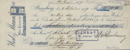 Luxembourg - Luxemburg  -  WECHSEL 1907  An Den Notar , Sölberg  Von 76,60 Mark - Luxembourg
